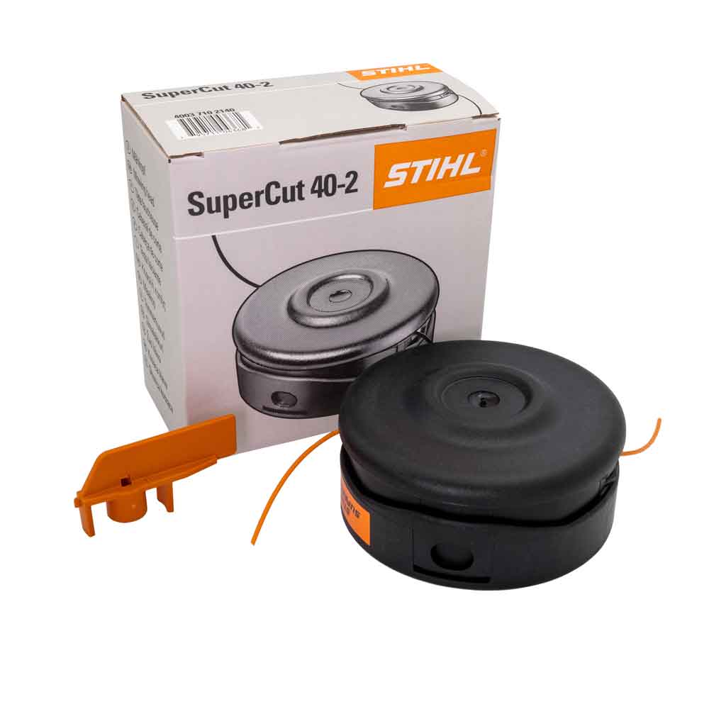Stihl 40037102140 SuperCut 40-2 Mähkopf, schwarz Stihl 40037102140 SuperCut 40-2 Mähkopf, schwarz